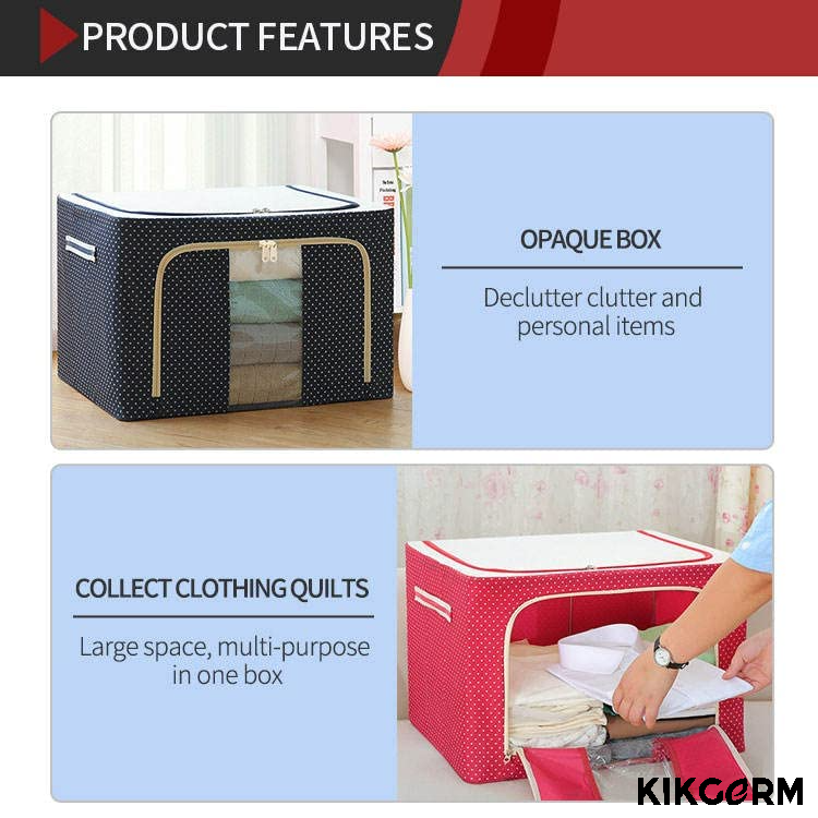 Storage Box for clothes | Cloth storage box | wardrobe organizers | 66 Ltr